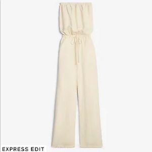 Express Linen Culotte Jumpsuit S